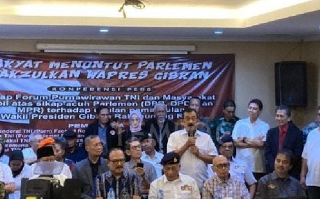 Jika Surat Diabaikan, Forum Purnawirawan TNI Ancam Geruduk DPR