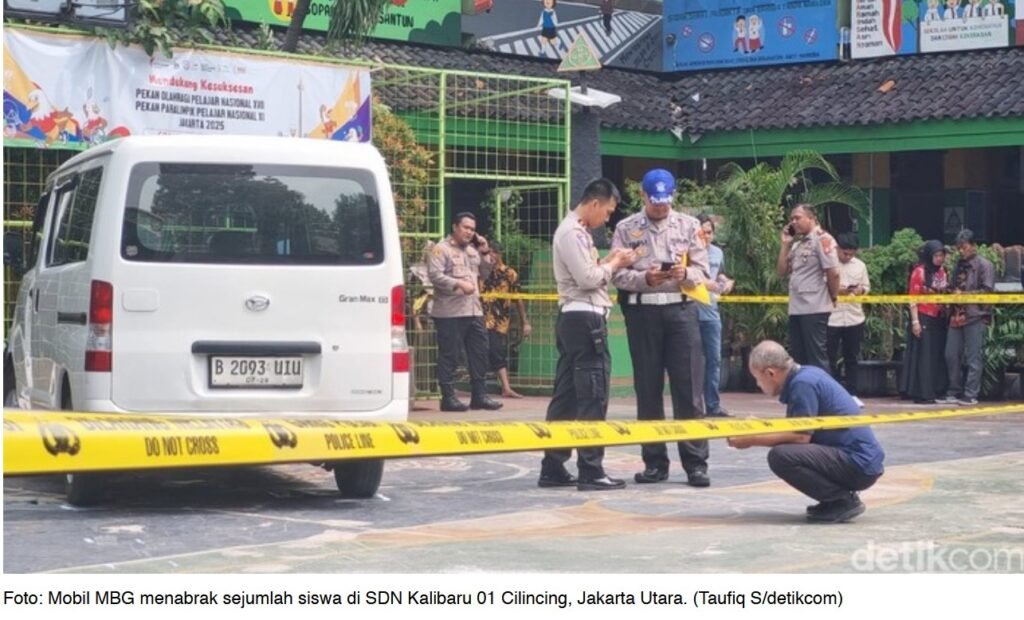 Sopir MBG Tabrak Siswa dan Guru Di Kalibaru Jakarta Diduga Kurang Tidur