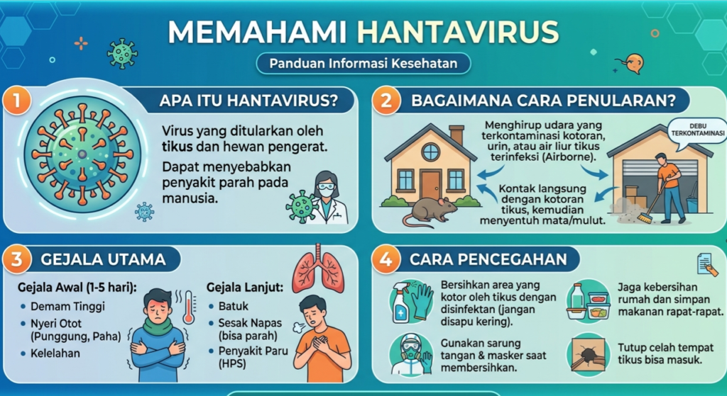 Mengenal Hantavirus: Tak Perlu Panik, tapi Wajib Jaga Kebersihan Rumah